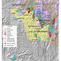 Gold Springs Targets and Land Map